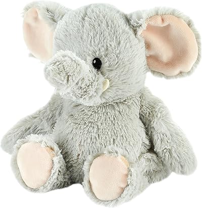Warmies Plush Elephant Microwaveable Weighted Teddy with French Lavender Scent