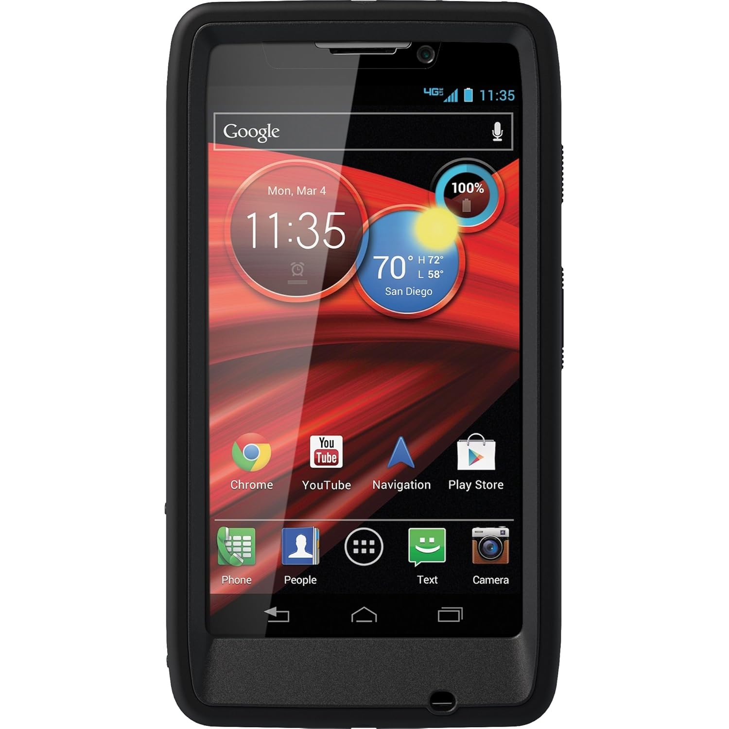 Amazon.com: OtterBox Defender Series Case for Motorola RAZR MAXX HD -  Retail Packaging - Black - Will Only Fit the RAZR MAXX HD / Not the RAZR  MAXX: Cell ...