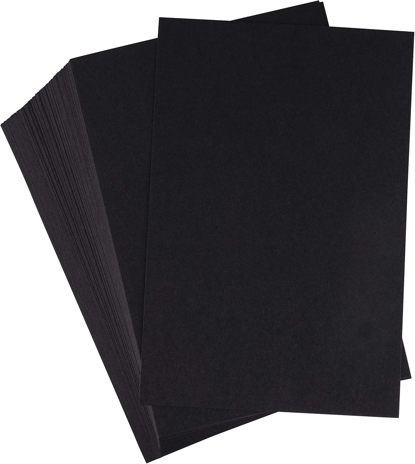 Black Cardstock 200Pack 4x6 Heavyweight Smooth