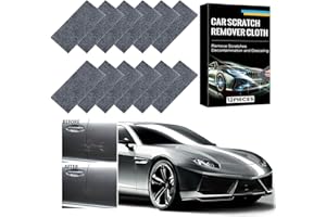 ZUKQVRIVELIG 12Pcs Car Scratches Remover,Nano Cloth for Car Scratchess,Car Scratch Cloth Remover Nano Cloth for Car Scratch Easily to Repair Scratches,Swirls,Paint Residue