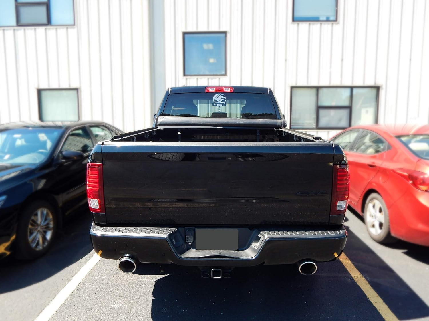 Red Hound Auto Tailgate Spoiler Molding Cap Compatible With Dodge Ram 2009 2018 1500 Pickup 2010 2018 2500 3500 Truck Tail Gate Bed Lip Cover Top Edge Guard Protector No Drilling Uses Oem Holes Truck