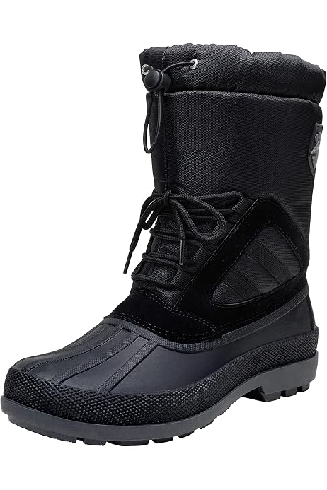Anti-Slip Warm Fur Mens Winter Boots 