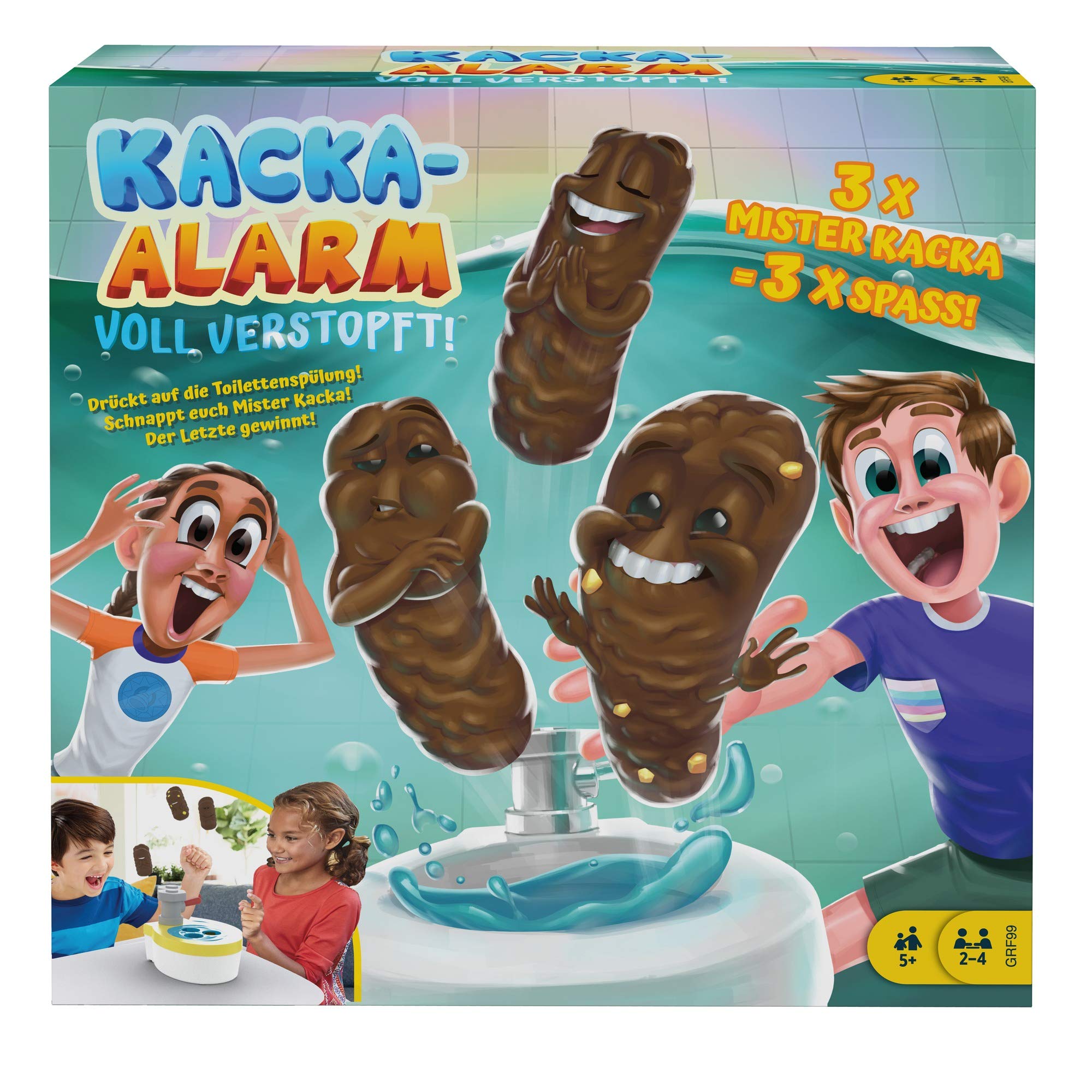 Mattel Games Kacka-Alarm voll verstopft