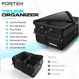 FORTEM Car Boot Organizer Collapsible 50L, 600D Oxford, Non Slip Bottom view 7