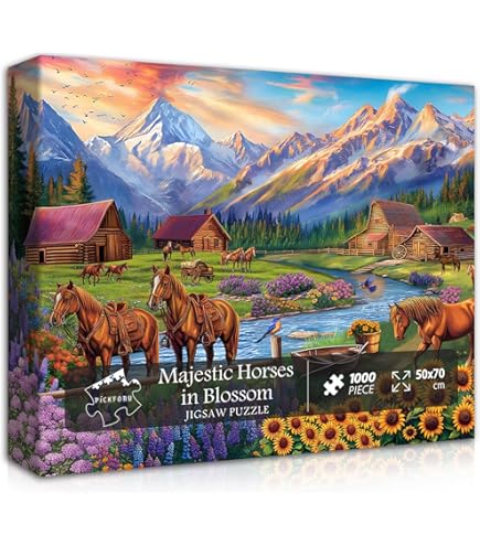 Juego De Rompecabezas Para Niños Caballo Lindo Animal De Granja Piezas De Rompecabezas Hoja De Trabajo De Colores Página De Actividades | Vector Premium