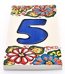 House numbers 6 inch. Handpainted house number