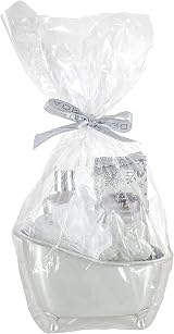 BRUBAKER Sweet Tea Bath Gift Set Bathtub Vanilla 5 Pcs Shower Gel Salt Fizzer view 3