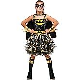 Rubie's Girl's DC Batgirl Tutu Dress with Cape and Mask