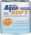 Aqua-Soft Toilet Tissue - Toilet Paper for RV and marine - 2-ply - Thetford 03300 (Pack of 4 rolls)