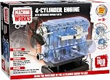 Machine Works Build Your Own 4-Cylinder Engine Kit with AR Sounds 100+ Parts