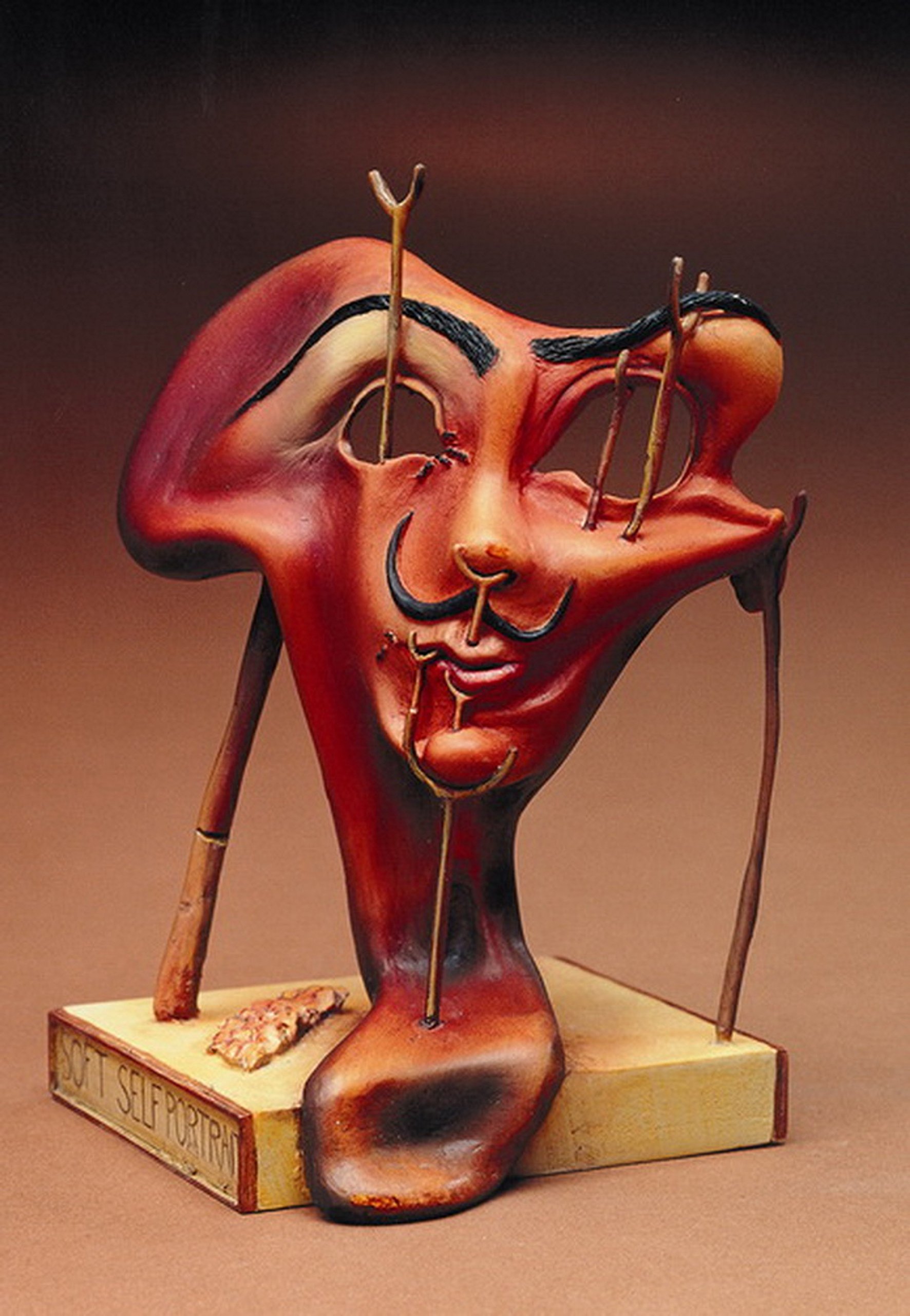 Parastone Museum Self-portrait with Fried Bacon Surrealism Statue by Salvador Dali