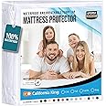 Utopia Bedding Waterproof Mattress Protector California King Size, Premium Terry Mattress Cover 200 GSM, Breathable, Fitted Style with Stretchable Pockets (White)