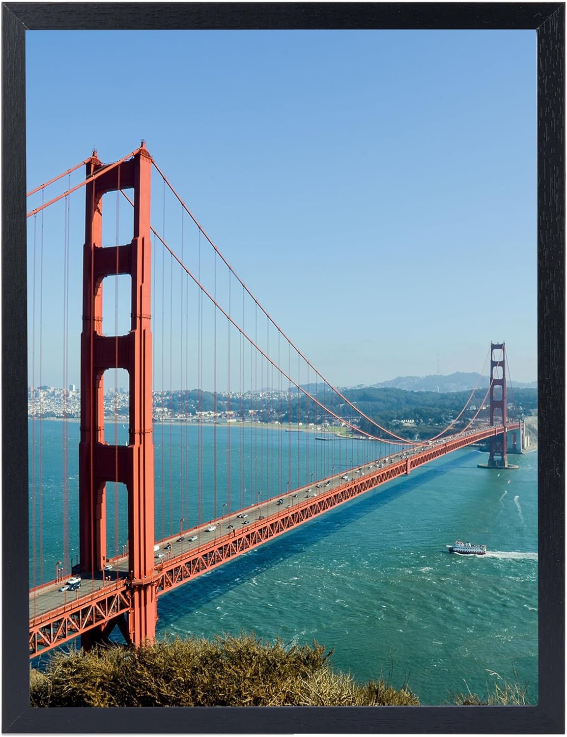 Photo Albums, Frames & Accessories - HEYTUYA A3 Picture Frame Black for Wall Hanging, A3 Frame, Wall Gallery Photo Frame with Durable Shatter Resistant Plexiglas, Black