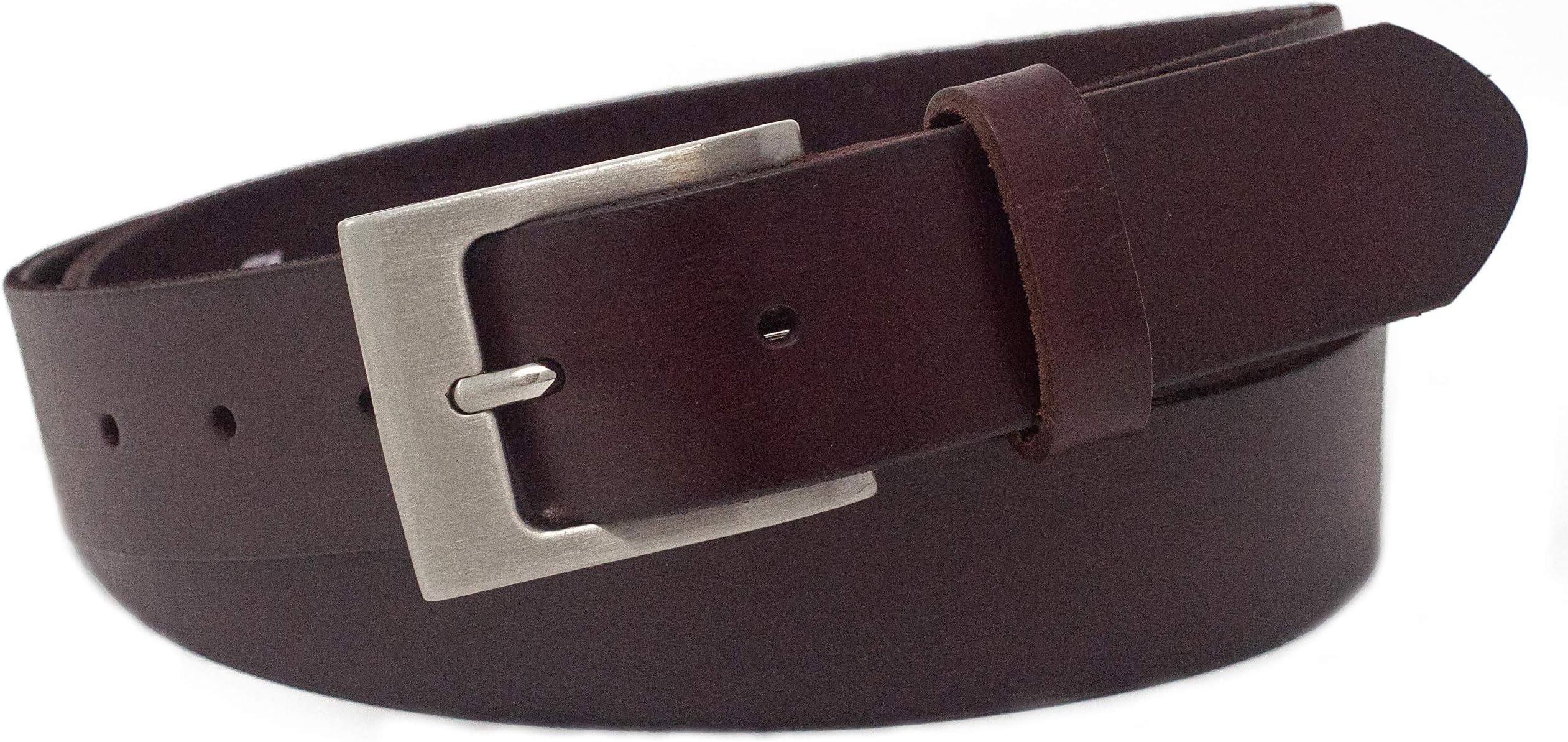 Ashford Ridge Mens Boxed 33mm (1.25") Full Grain Hide Leather Belt Made in England