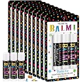 Sacubee 10 Pack Employee Appreciation Gifts Bulk Lip Balms Employee Teacher Staff Team Appreciation Thank You Gifts Winter New Year Party Favors You're the Balm for Women Men Coworkers Volunteers