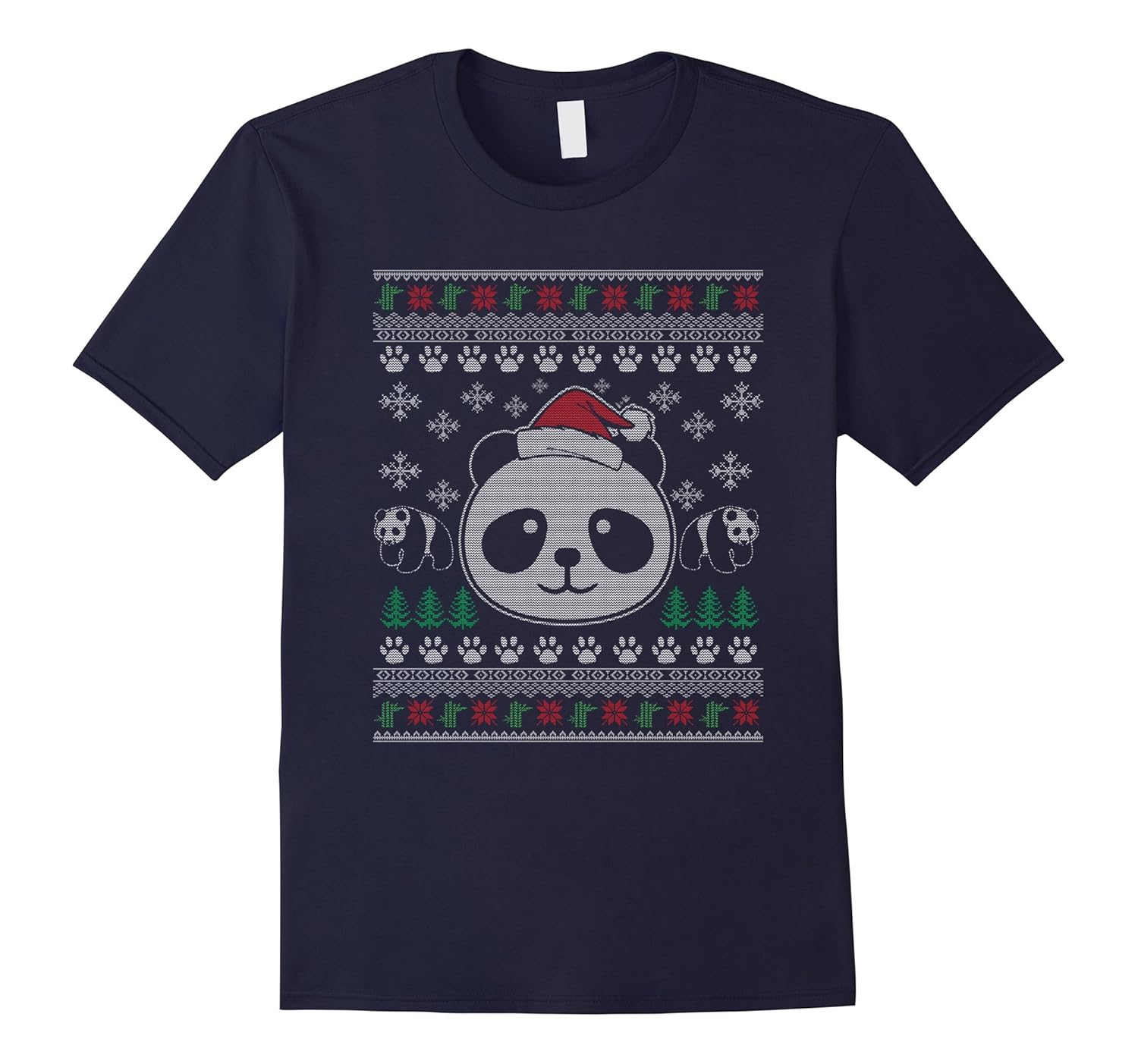 Ugly Christmas Tee Panda Shirt Christmas Panda-ANZ