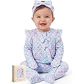 Yoofoss Baby Pajamas Rayon Made From Bamboo Sleepers, Baby Girl Clothes Newborn 0-3 3-6 6-9 Months Footed Pjs, Soft