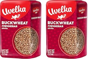 Uvelka Buckwheat Groats Extra Uvelka, 1500 gr (Pack of 2)