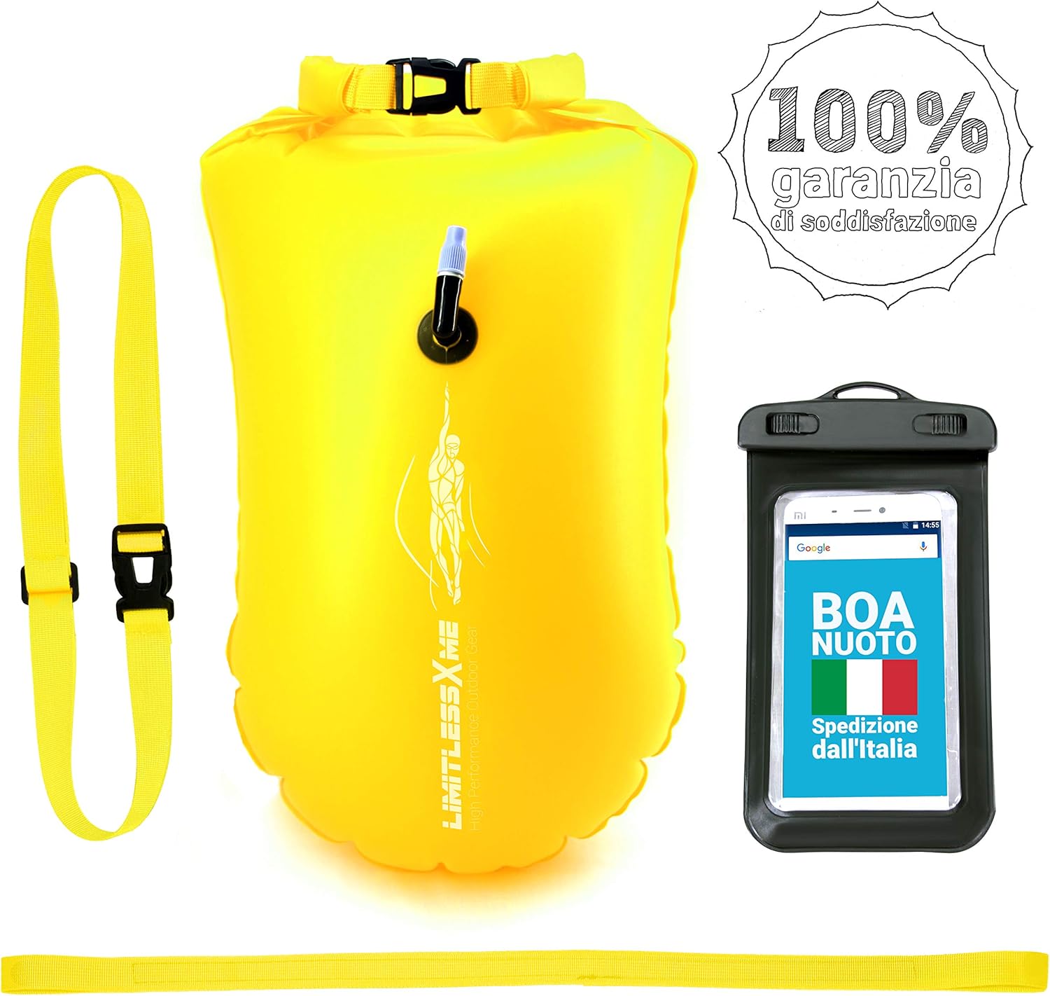 boa di tiro per adulti che nuotano