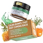 MyMagicHealer Thyme &amp; Tea Tree Flare Care | Multipurpose Solution for Breakout-Prone Skin, Ingrown Hair, Razor &amp; Body Bumps | Tea Tree Oil Salve for Bumpy &amp; Textured Skin 1 oz