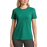 MAGCOMSEN Women's Short Sleeve T Shirts UPF 50+ Sun Protection Quick Dry Athletic Running Workout Tee Tops