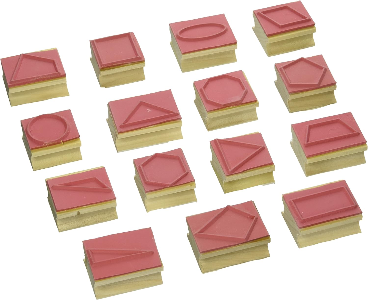Ready 2 Learn Geometric Shape Stamps 2D Set of 15