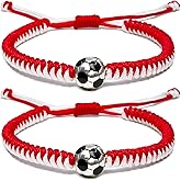 Lavoio Handmade Soccer Bracelet – Multicolor Adjustable Football Jewelry, Perfect Gifts for Soccer Fans, Coaches, and Players – Ideal for Birthdays, Tournaments, and Team Souvenirs