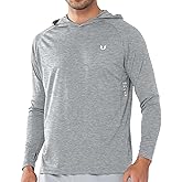 NORTHYARD Men's UPF 50+ Hoodie Shirts Long Sleeve Sun Protection Fishing Swim Beach UV SPF Rash Guard Quick Dry Lightweight