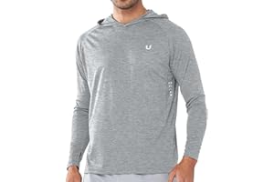 NORTHYARD Men's UPF 50+ Hoodie Shirts Long Sleeve Sun Protection Fishing Swim Beach UV SPF Rash Guard Quick Dry Lightweight