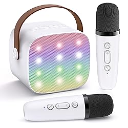 YLL Mini Karaoke Machine for Kids Adults, Portable