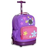 J World New York Daisy Rolling Backpack