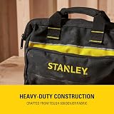 STANLEY Tool Bag 12 in Heavy-Duty 600 Denier Fibric Padded Handles 8 Pockets view 5