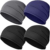 JenPen Cooling Skull Cap for Men Women, Breathable Quick Dry Helmet Liner Sweat Wicking Biker Cap for Running Cycling Sports
