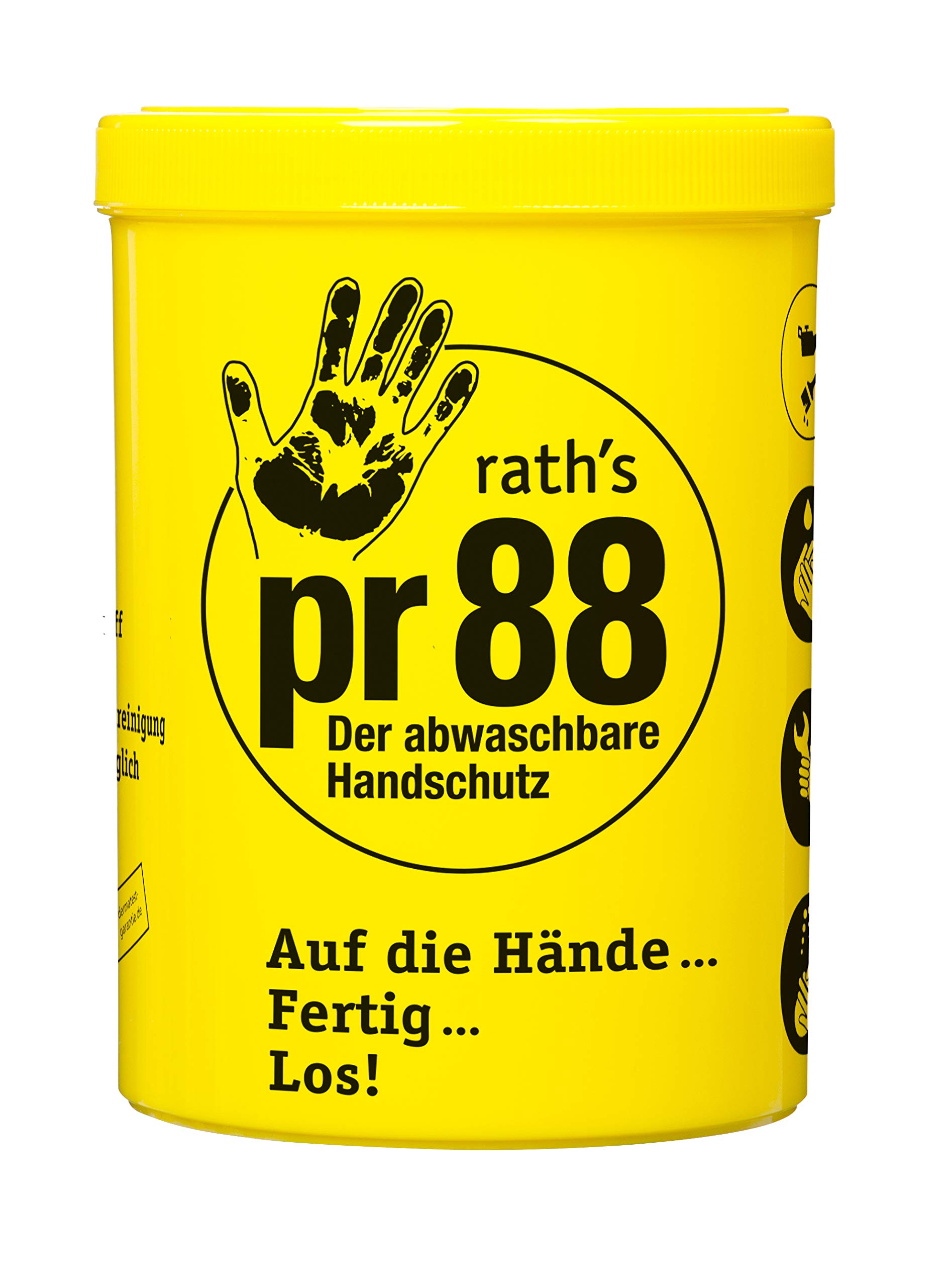 rath's pr88 - Skin Protection Cream - facilitates Skin Cleansing for Oily, Greasy and Strongly Adhesive Dirt