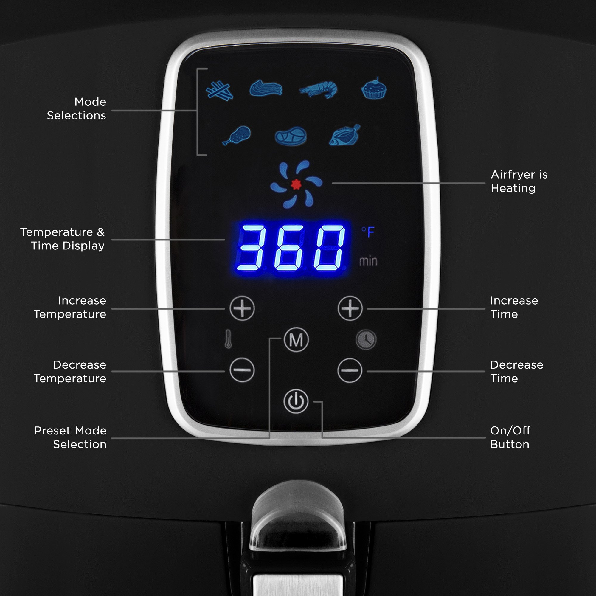 Best Choice Products 5.5qt Electric Digital Air Fryer w/LCD Screen, 7