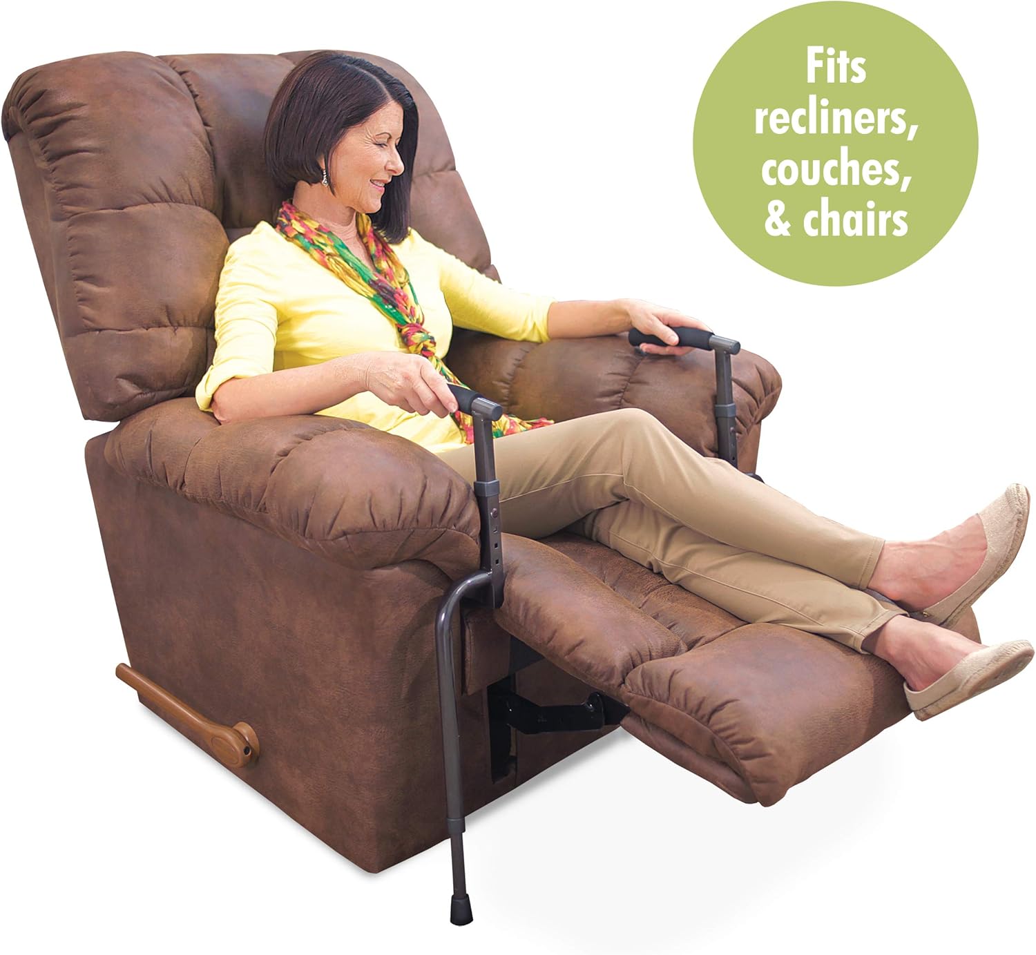 Able Life Universal Stand Assist, Adjustable Standing Mobility Aid, Chair Assist Grab Bars with Cushioned Support Handles, Independent Living Aid: Health & Personal Care