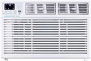 Emerson Quiet Kool 10,000 BTU 115V Smart Window Air Conditioner with Remote, Wi-Fi, and Voice Control, EARC10RSE1, White