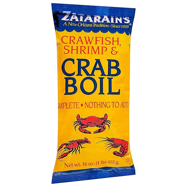 ZATARAIN’S CRAWFISH, SHRIMP & CRAB BOIL, 16 OZ