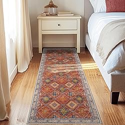 CAPALOCA 2x6 Area Rug Bohemian Rugs with Print