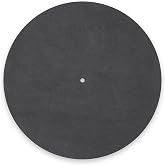 Pro-Ject Leather It Platter Mat (Black) | Replaces felt mats, damps resonances from metal platters, prevents static build-up, suitable for all turntables