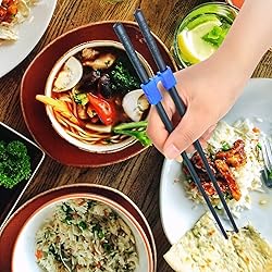 5 Pairs Reusable Chopstick Helpers Non Slippery