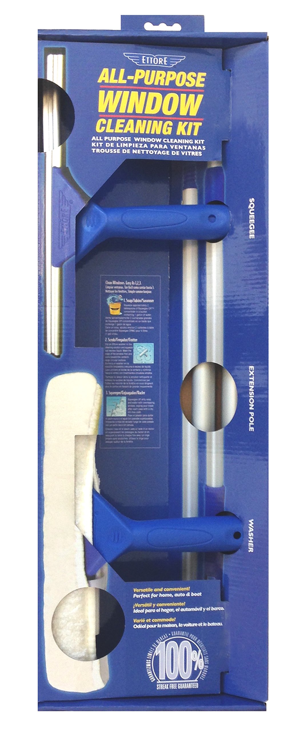 Ettore Squeegee Off Window Cleaning Kit