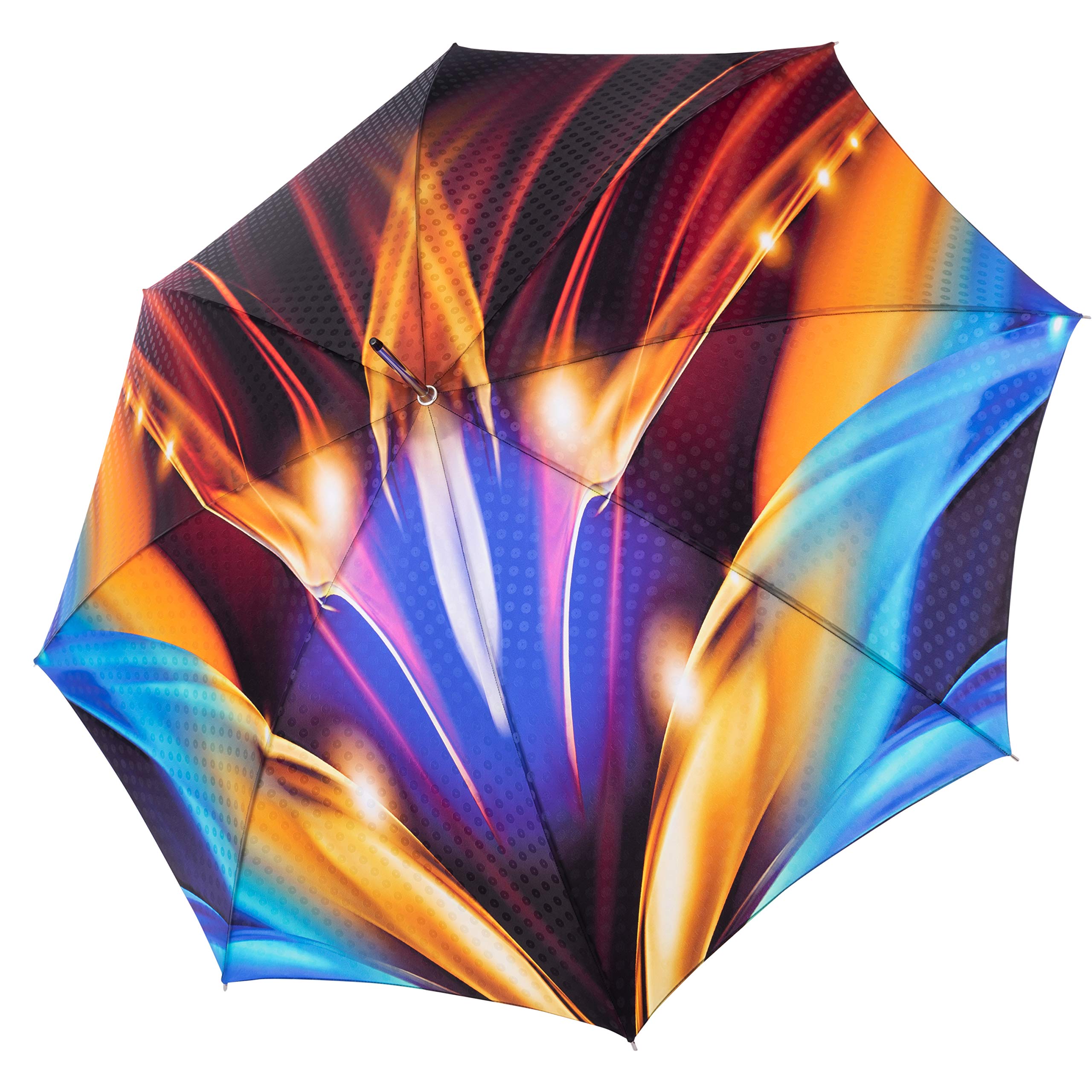 Doppler Manufaktur Elegance Boheme Flame Long Umbrella - Automatic - Stable - Colourful - Luminous Design
