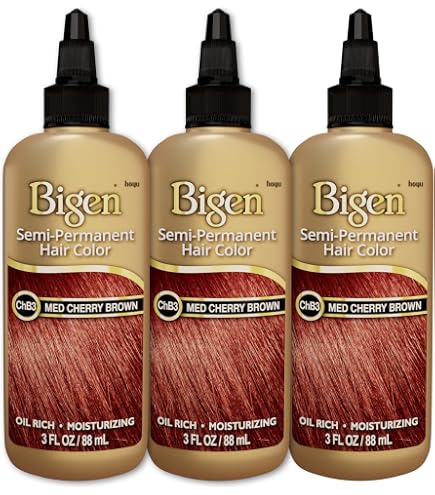 Amazon.com : CHB3 Medium Cherry Brown Bigen Semi Permanent Hair