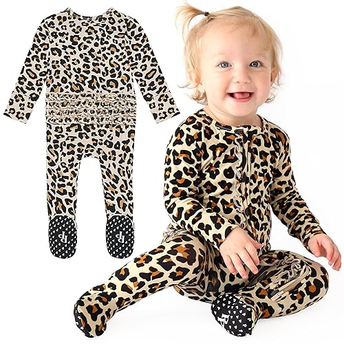 Posh Peanut Footie Pajamas for Baby Girls – Sleepers in Ultra-Soft