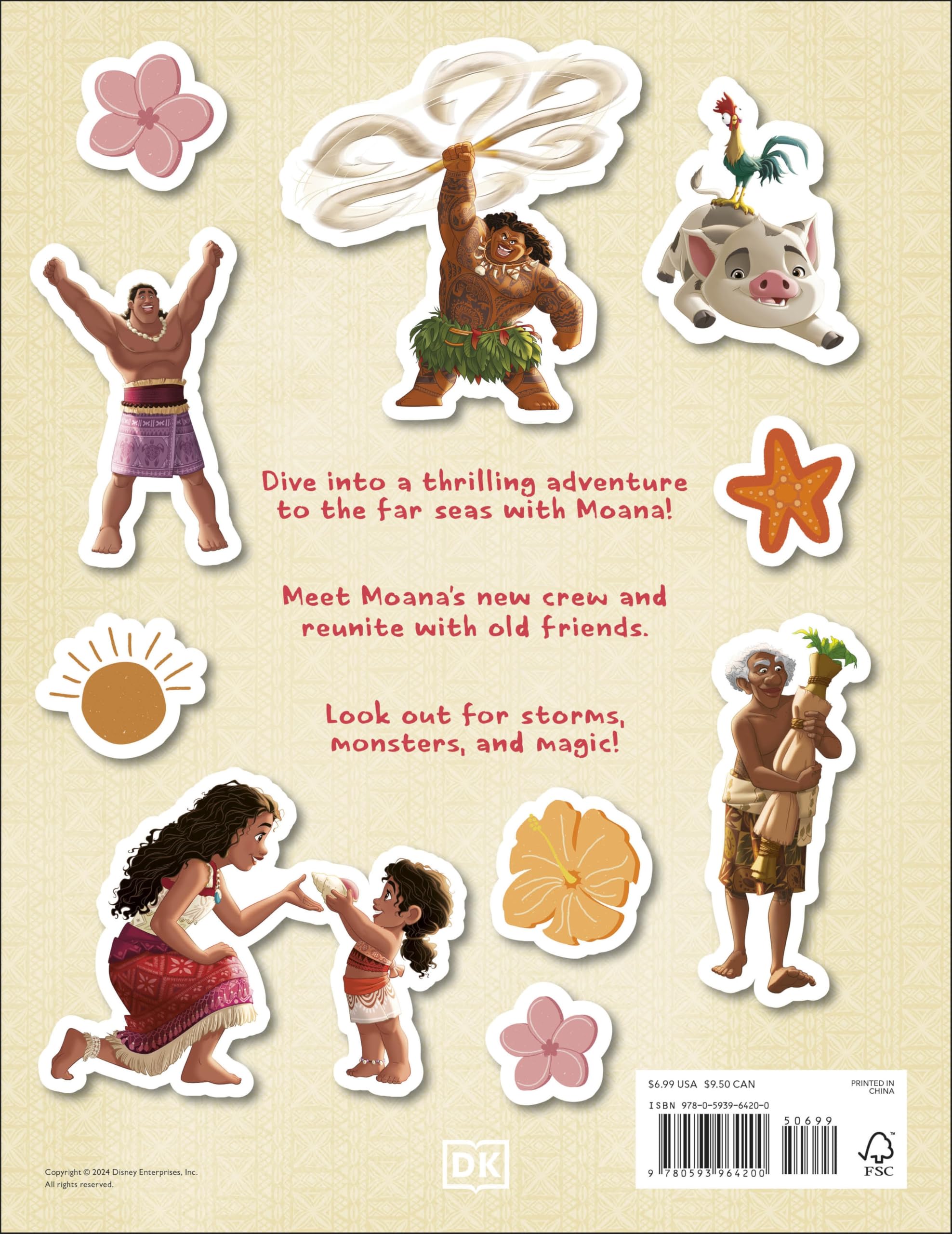 Disney Moana 2 Ultimate Sticker Book Disney Moana 2 Ultimate Sticker Book Paperback