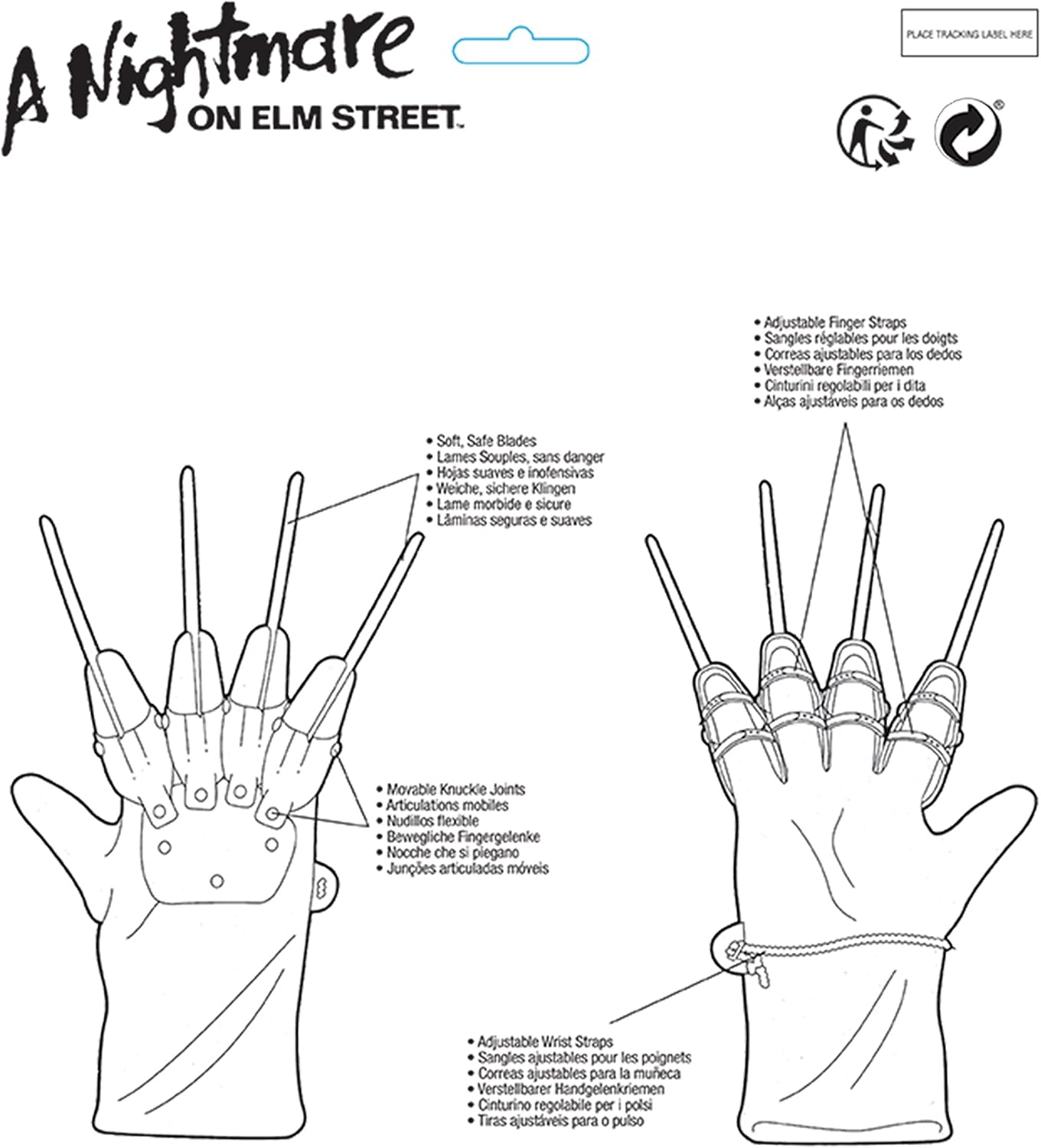 Nightmare on Elm Street Freddy Glove: Toys & Games