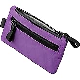 ALPAKA Zip Pouch Mulberry X-Pac VX21 - RFID-Blocking Small Cash and Card Zip Wallet with Carbon Neutral, Weatherproof Fabrics, EDC Pouch for Men Travel