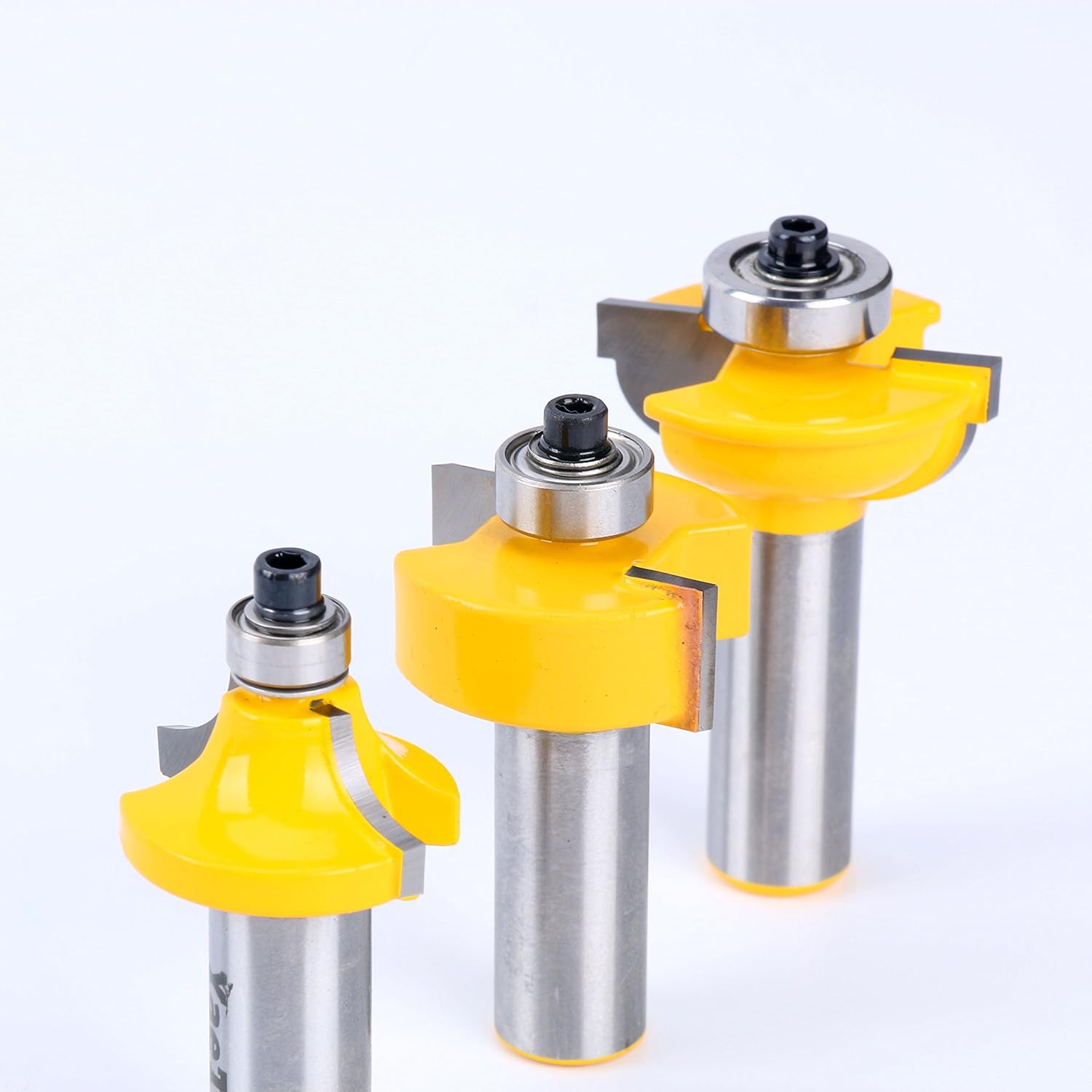 YaeTek 5 Bit Casing /& Base Molding Router Bit Set 1//2 Shank