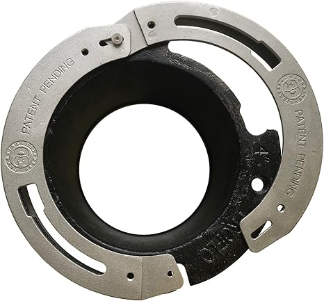 Toilet Flange Repair Kit Works On 3 Or 4 Cast Iron Pvc Or Abs Closet Flanges With Broken Bolt Rails Faucet Flanges Amazon Canada